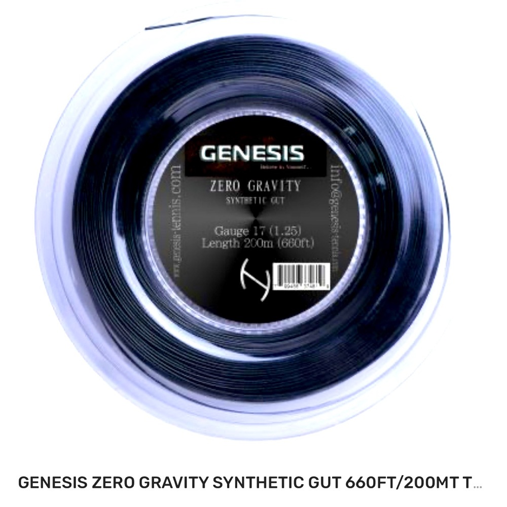 Genesis Zero Gravity Tennis String !!! 17 Gauge.